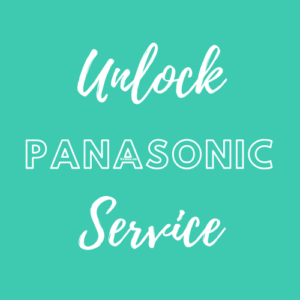 PANASONIC UNLOCK SERVICE