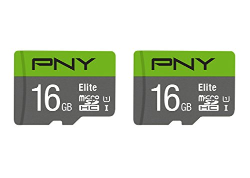 PNY-16GB-Elite-Class-10-U1-MicroSDHC-Flash-Memory-Card-2-Pack-0