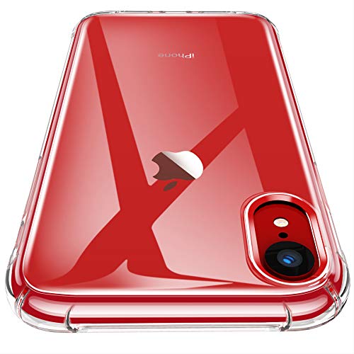 CANSHN-Compatible-with-iPhone-XR-Case-61-Clear-Protective-Heavy-Duty-Case-with-Soft-TPU-Bumper-Slim-Thin-Case-Crystal-Clear-0